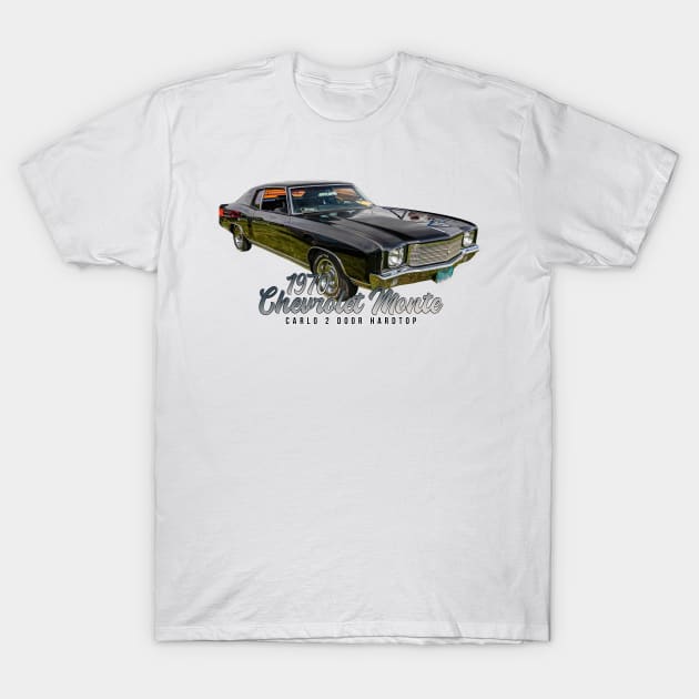 1970 Chevrolet Monte Carlo  2 Door Hardtop T-Shirt by Gestalt Imagery